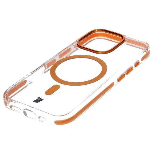 Buy Bizon Case Marco Apple iPhone 16 Pro clear with orange frame - BIZ6326 - {ean13} - Home Screen Store Europe