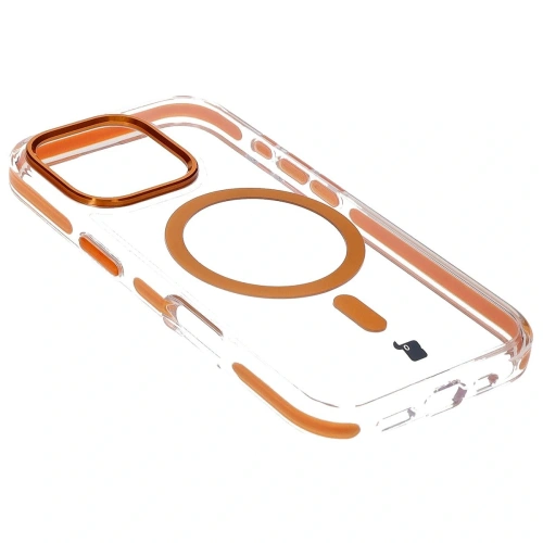 Buy Bizon Case Marco Apple iPhone 16 Pro clear with orange frame - BIZ6326 - {ean13} - Home Screen Store Europe