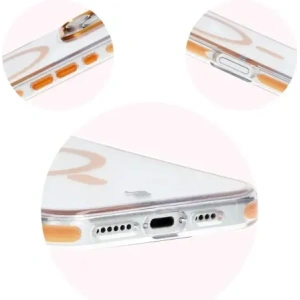 Kup Etui z pierścieniem magnetycznym Bizon Case Marco do Apple iPhone 16 Pro przezroczyste z pomarańczową ramką - BIZ6326 - {ean13} - Sklep Home Screen