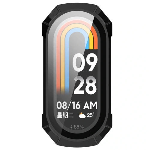 Kup Bizon Case+Glass Watch Xiaomi Smart Band 9 fekete - BIZ6327 - {ean13} - Sklep Home Screen