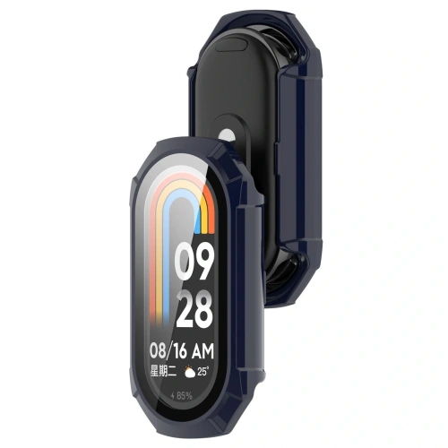 Kup Etui ze szkłem do zegarka Bizon Case+Glass Watch do Xiaomi Smart Band 9 niebieskie - BIZ6328 - {ean13} - Sklep Home Screen