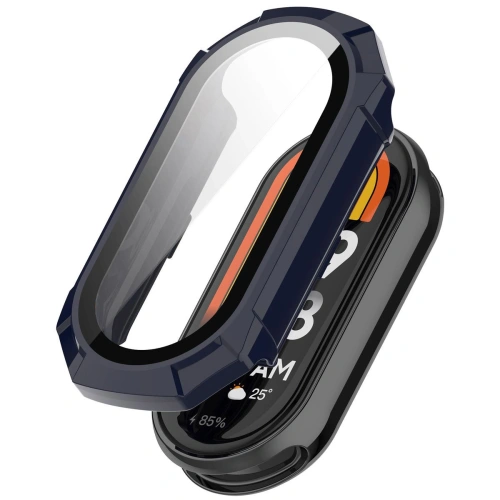 Kup Etui ze szkłem do zegarka Bizon Case+Glass Watch do Xiaomi Smart Band 9 niebieskie - BIZ6328 - {ean13} - Sklep Home Screen