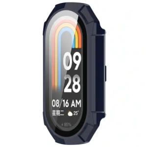 Kup Etui ze skla na hodinky Bizon Case+Glass Watch na Xiaomi Smart Band 9 modré - BIZ6328 - {ean13} - Sklep Home Screen