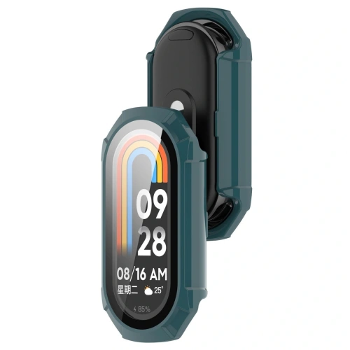 Kup Etui ze szkłem do zegarka Bizon Case+Glass Watch do Xiaomi Smart Band 9 zielone - BIZ6330 - {ean13} - Sklep Home Screen