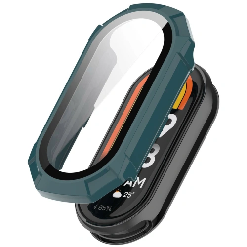 Kup Etui ze szkłem do zegarka Bizon Case+Glass Watch do Xiaomi Smart Band 9 zielone - BIZ6330 - {ean13} - Sklep Home Screen