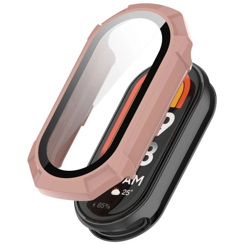 Kup Etui ze szkłem do zegarka Bizon Case+Glass Watch do Xiaomi Smart Band 9 różowe - BIZ6331 - {ean13} - Sklep Home Screen