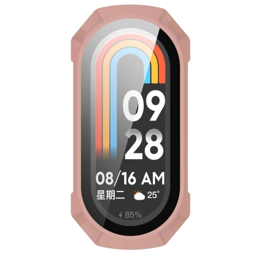 Kup Etui ze szkłem do zegarka Bizon Case+Glass Watch do Xiaomi Smart Band 9 różowe - BIZ6331 - {ean13} - Sklep Home Screen