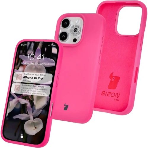 Buy Bizon Soft Case Apple iPhone 16 Pro fuchsia - BIZ6333 - {ean13} - Home Screen Store Europe