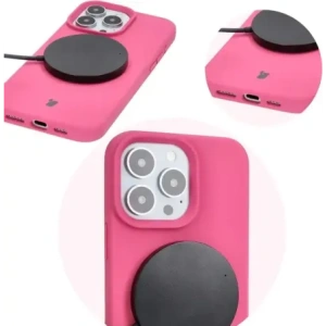 Kup Silikonowe etui Bizon Soft Case do Apple iPhone 16 Pro fuksja - BIZ6333 - {ean13} - Sklep Home Screen