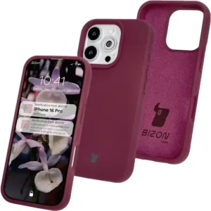 Kup Silikonowe etui Bizon Soft Case do Apple iPhone 16 Pro ciemnofioletowe - BIZ6334 - {ean13} - Sklep Home Screen