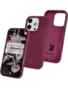 Bison Soft Case szilikon tok Apple iPhone 16 Pro sötétlila színben
