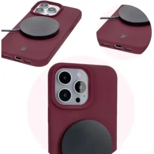 Kup Silikonowe etui Bizon Soft Case do Apple iPhone 16 Pro ciemnofioletowe - BIZ6334 - {ean13} - Sklep Home Screen