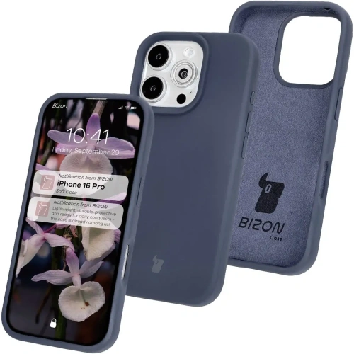 Kup Silikonové pouzdro Bizon Soft Case pro Apple iPhone 16 Pro tmavě modré - BIZ6335 - {ean13} - Sklep Home Screen