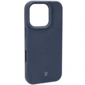 Kup Silikonowe etui Bizon Soft Case do Apple iPhone 16 Pro ciemnoniebieskie - BIZ6335 - {ean13} - Sklep Home Screen