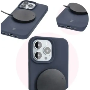 Kup Silikonowe etui Bizon Soft Case do Apple iPhone 16 Pro ciemnoniebieskie - BIZ6335 - {ean13} - Sklep Home Screen