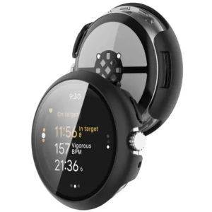 Bizon Case+Glass Watch Google Pixel Watch 3 45mm black