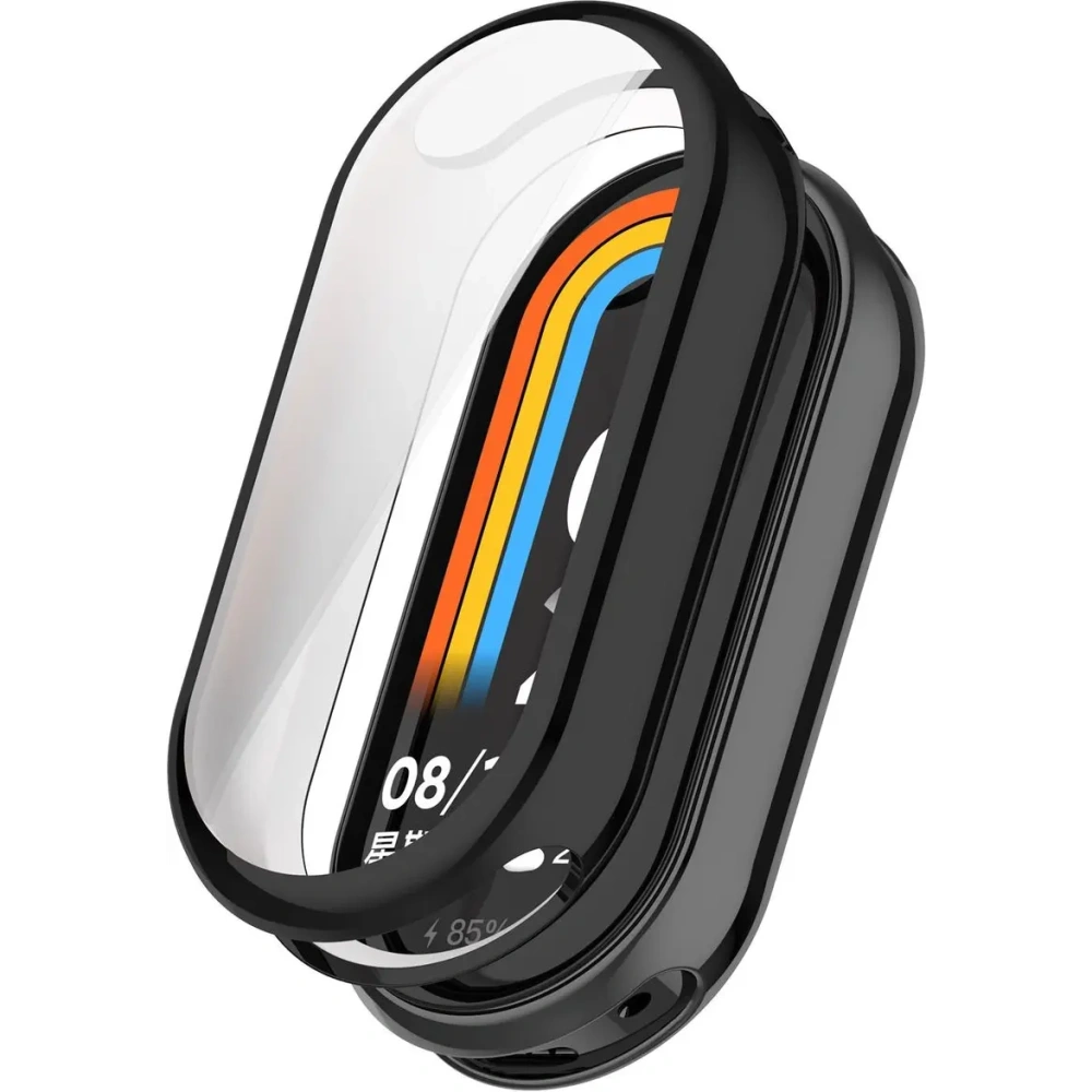 Etui z osłoną ekranu Bizon Case Watch Felipe do Xiaomi Smart Band 9 czarne