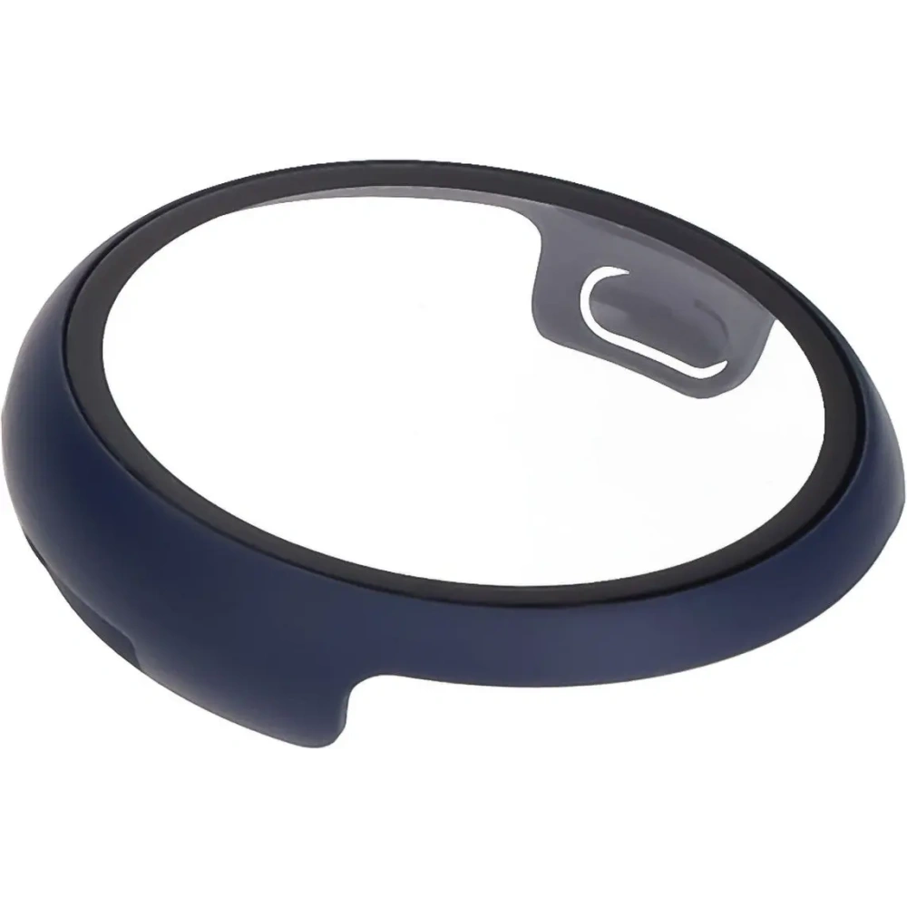 Etui ze szkłem do zegarka Bizon Case+Glass Watch do Google Pixel Watch 3 45mm niebieskie