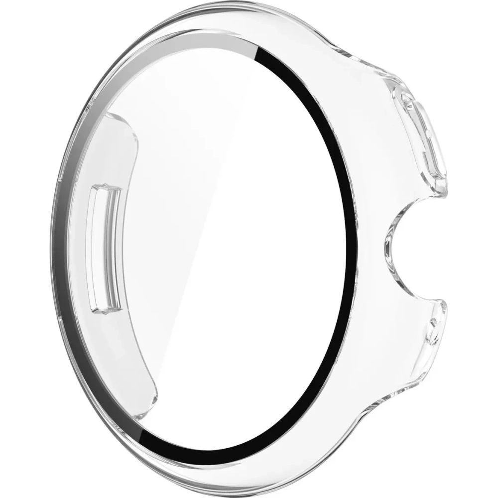 Etui ze szkłem do zegarka Bizon Case+Glass Watch do Google Pixel Watch 3 45mm przeźroczyste