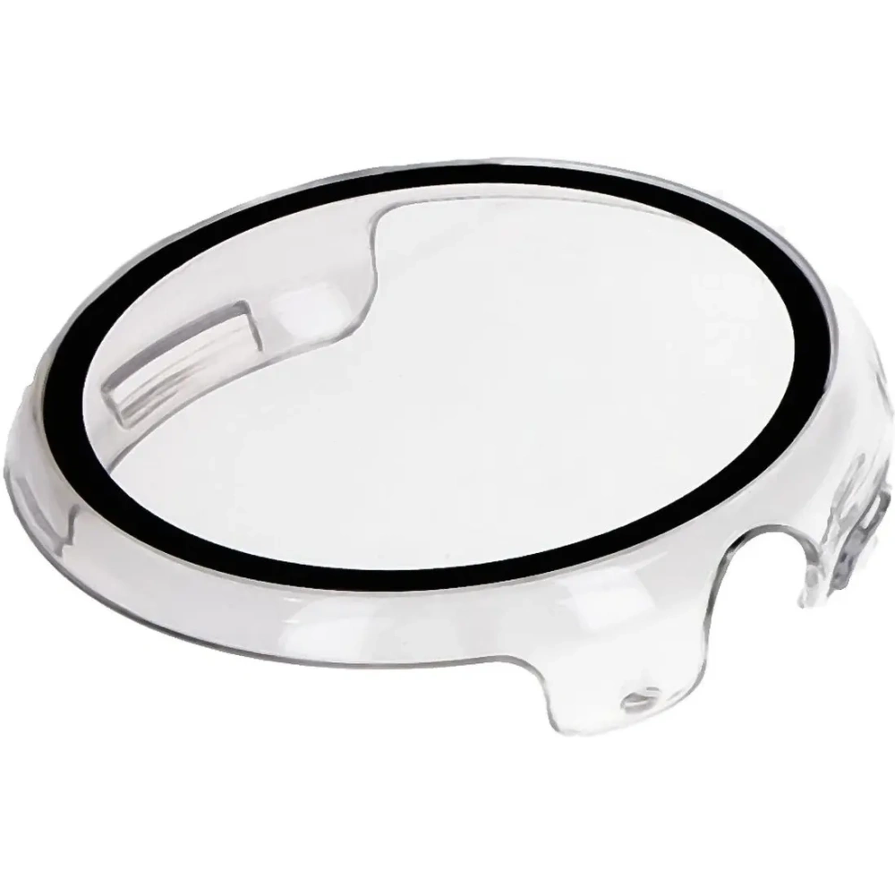 Etui ze szkłem do zegarka Bizon Case+Glass Watch do Google Pixel Watch 3 45mm przeźroczyste