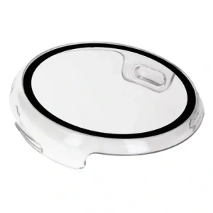 Etui se sklem pro hodinky Bizon Case+Glass Watch do Google Pixel Watch 3 45mm průhledné