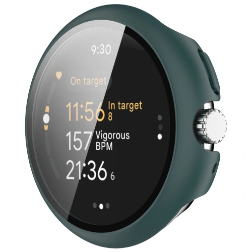 Buy Bizon Case+Glass Watch Google Pixel Watch 3 45mm green - BIZ6342 - {ean13} - Home Screen Store Europe