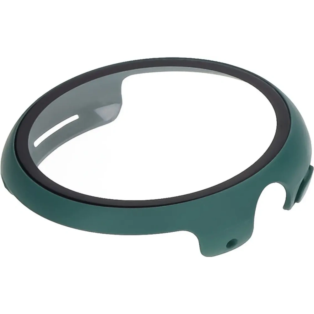 Etui ze szkłem do zegarka Bizon Case+Glass Watch do Google Pixel Watch 3 45mm zielone