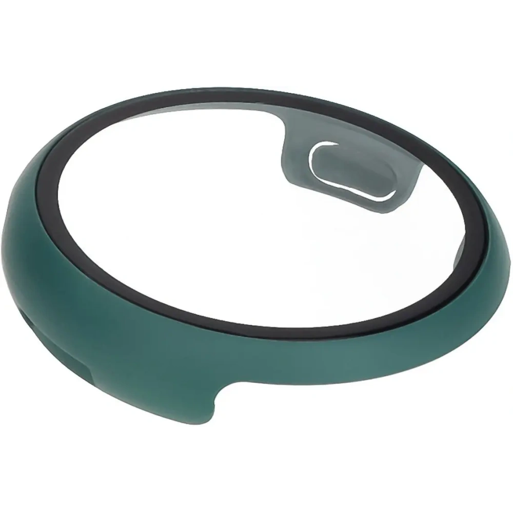 Etui ze szkłem do zegarka Bizon Case+Glass Watch do Google Pixel Watch 3 45mm zielone