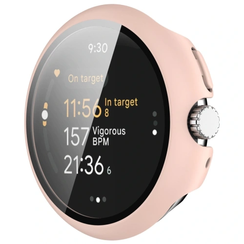 Buy Bizon Case+Glass Watch Google Pixel Watch 3 45mm pink - BIZ6343 - {ean13} - Home Screen Store Europe