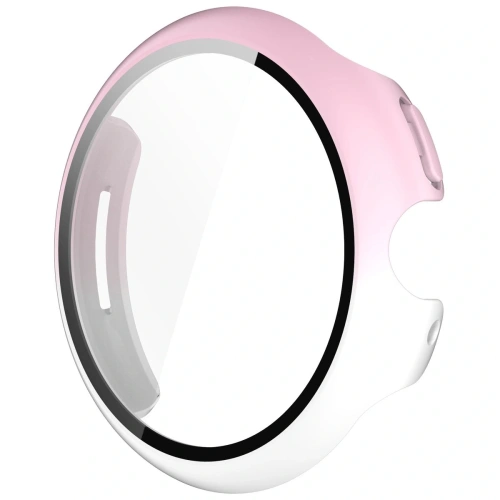 Kup Bizon Case+Glass Uhr Google Pixel Uhr 3 45mm weiß rosa - BIZ6344 - {ean13} - Sklep Home Screen