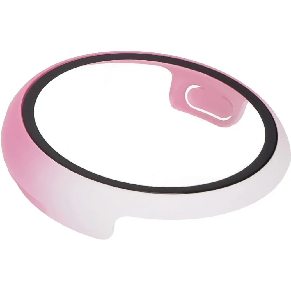 Etui ze szkłem do zegarka Bizon Case+Glass Watch do Google Pixel Watch 3 45mm białoróżowe