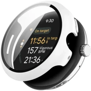 Kup Bizon Case+Glass Uhr Google Pixel Uhr 3 45mm weiß - BIZ6345 - {ean13} - Sklep Home Screen
