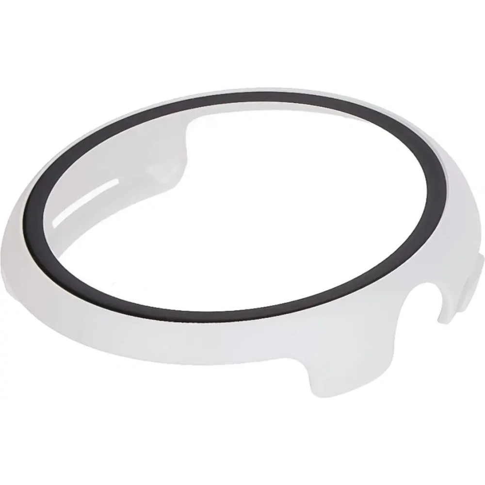 Etui ze szkłem do zegarka Bizon Case+Glass Watch do Google Pixel Watch 3 45mm białe