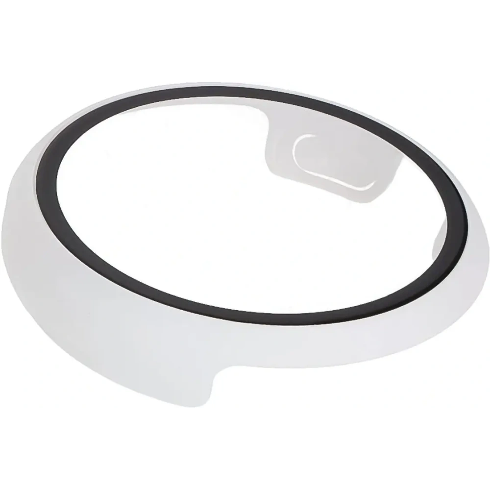 Etui ze szkłem do zegarka Bizon Case+Glass Watch do Google Pixel Watch 3 45mm białe