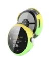Bizon Case+Glass óra Google Pixel Watch 3 45mm sárga-zöld