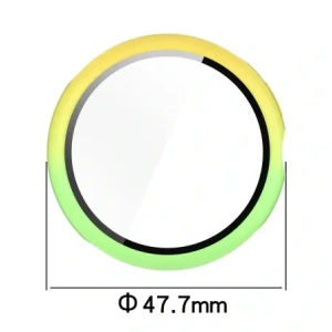 Bizon Case+Glass Watch Google Pixel Watch 3 45mm yellow-green