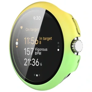 Kup Etui ze szkłem do zegarka Bizon Case+Glass Watch do Google Pixel Watch 3 45mm żółtozielone - BIZ6346 - {ean13} - Sklep Home Screen