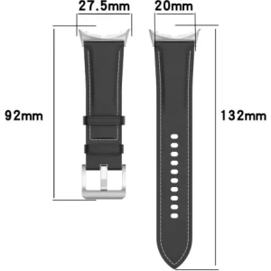 Kup Skórzany pasek Bizon Strap Watch Casual 41 mm do Pixel Watch 3/Watch 2/Watch 1 czarny - BIZ6348 - {ean13} - Sklep Home Screen