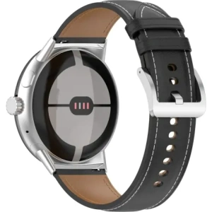 Kup Skórzany pasek Bizon Strap Watch Casual 41 mm do Pixel Watch 3/Watch 2/Watch 1 czarny - BIZ6348 - {ean13} - Sklep Home Screen