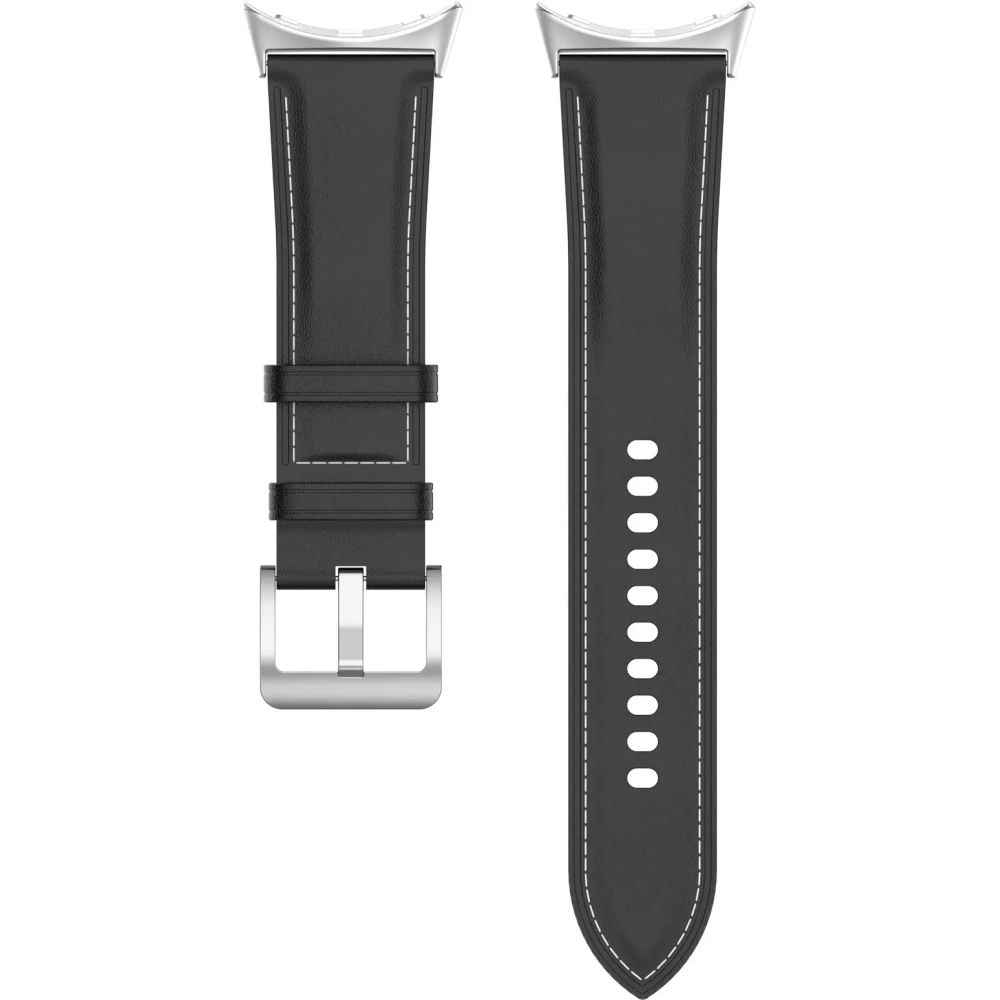 Skórzany pasek Bizon Strap Watch Casual 41 mm do Pixel Watch 3/Watch 2/Watch 1 czarny