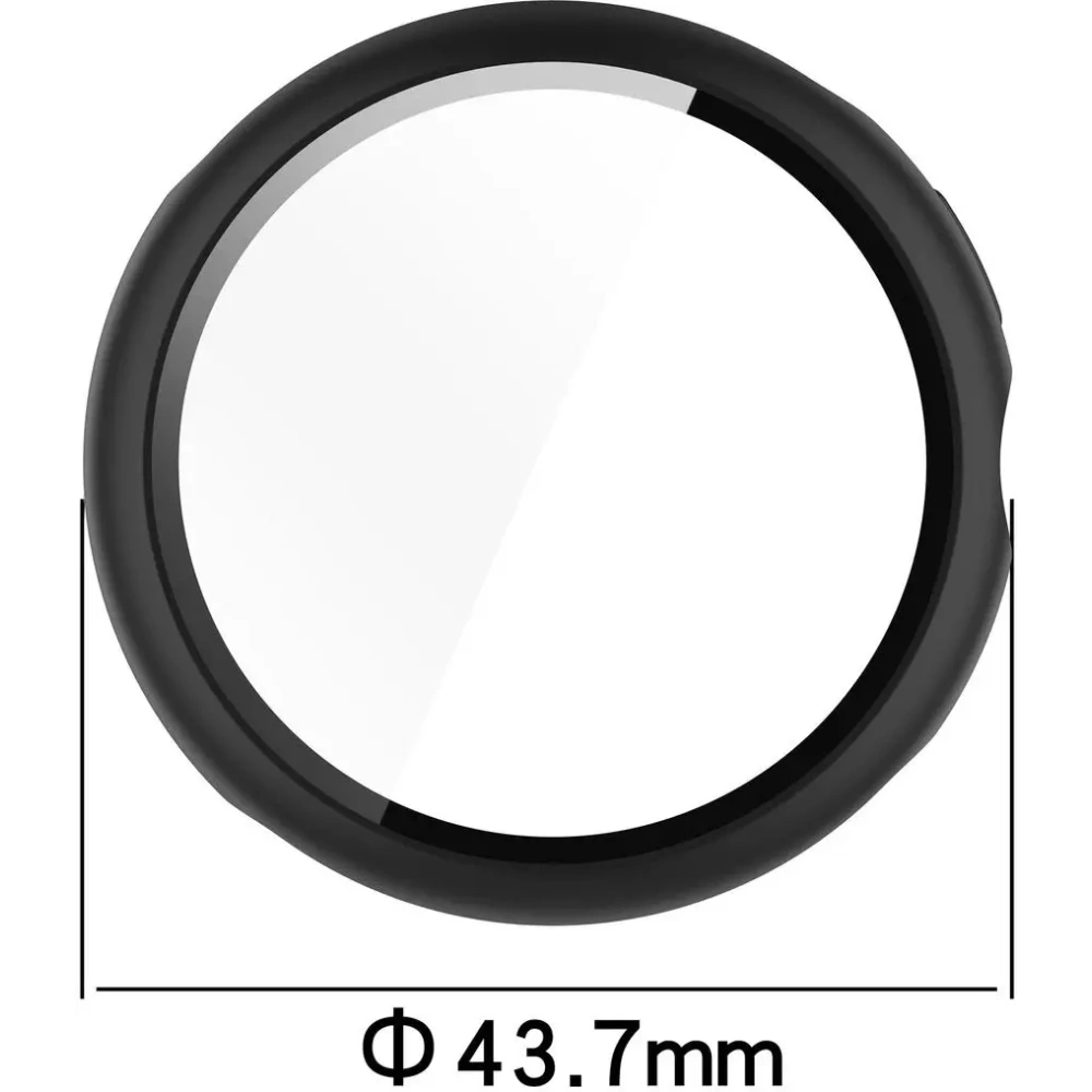 Etui ze szkłem do zegarka Bizon Case+Glass Watch do Google Pixel Watch 3 41mm czarne