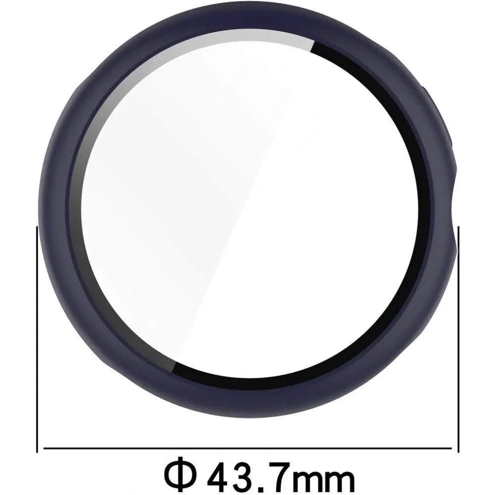 Etui ze szkłem do zegarka Bizon Case+Glass Watch do Google Pixel Watch 3 41mm niebieskie