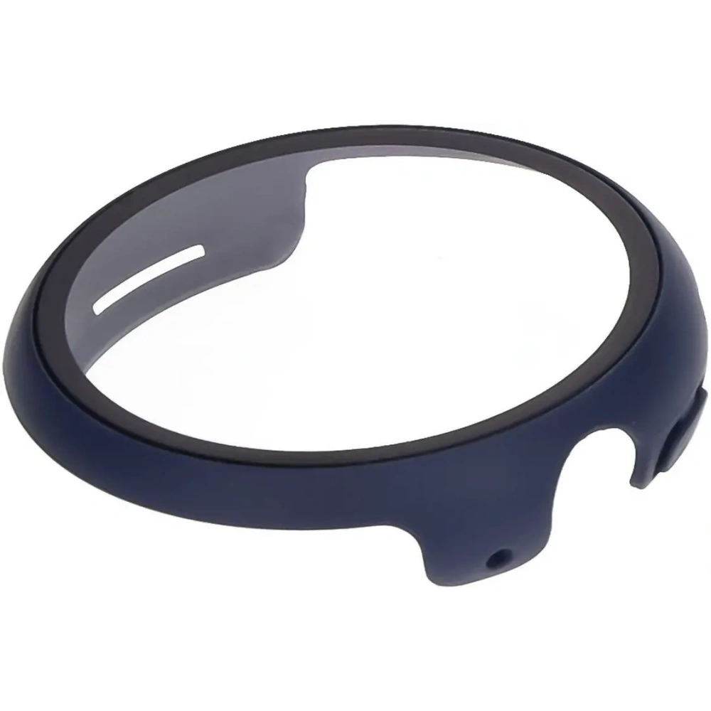 Etui ze szkłem do zegarka Bizon Case+Glass Watch do Google Pixel Watch 3 41mm niebieskie