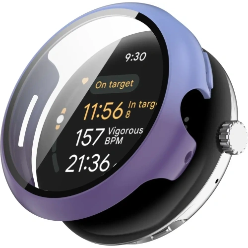 Kup Etui ze szkłem do zegarka Bizon Case+Glass Watch do Google Pixel Watch 3 41mm niebieskofioletowe - BIZ6353 - {ean13} - Sklep Home Screen