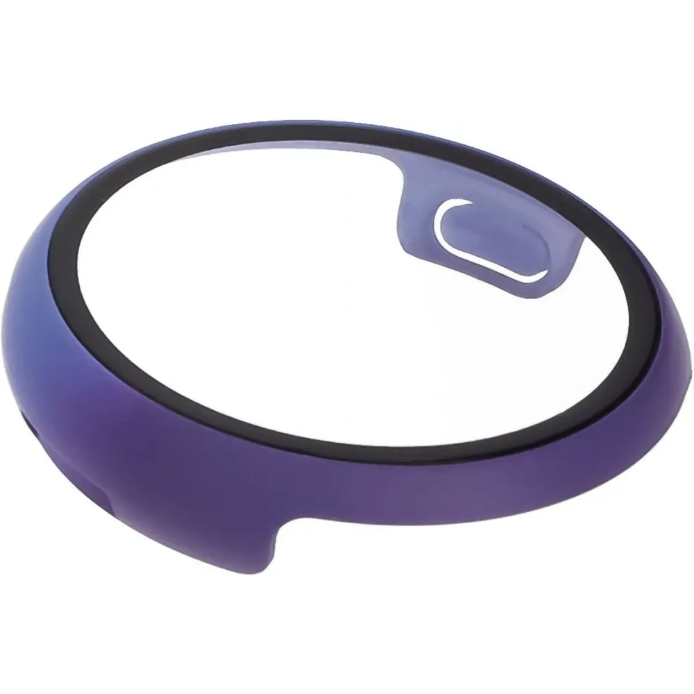 Etui ze szkłem do zegarka Bizon Case+Glass Watch do Google Pixel Watch 3 41mm niebieskofioletowe