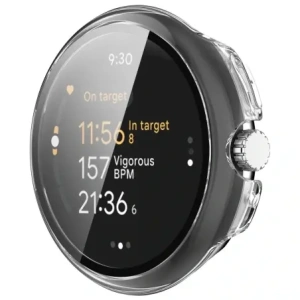 Kup Etui ze szkłem do zegarka Bizon Case+Glass Watch do Google Pixel Watch 3 41mm przeźroczyste - BIZ6354 - {ean13} - Sklep Home Screen