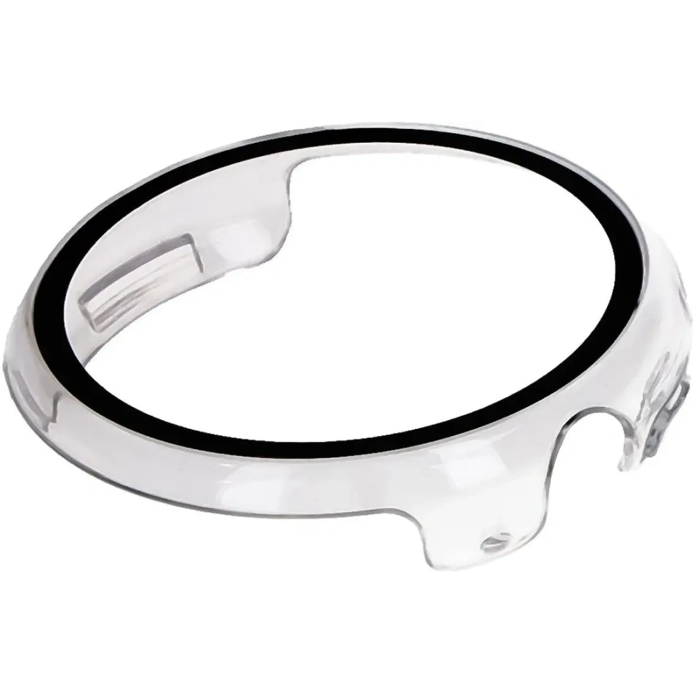 Etui ze szkłem do zegarka Bizon Case+Glass Watch do Google Pixel Watch 3 41mm przeźroczyste