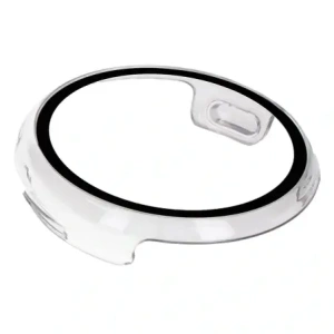 Etui ze skla na hodinky Bizon Case+Glass Watch do Google Pixel Watch 3 41mm průhledné