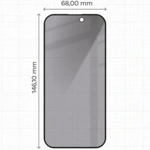 Kup Pryvatizující tvrzené sklo Bizon Glass Edge Shadow pro Apple iPhone 16 Pro ztmavené s černým rámečkem - BIZ6355 - {ean13} - Sklep Home Screen