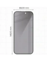 Buy Bizon Glass Edge Shadow Apple iPhone 16 Pro tinted with a black frame - BIZ6355 - {ean13} - Home Screen Store Europe